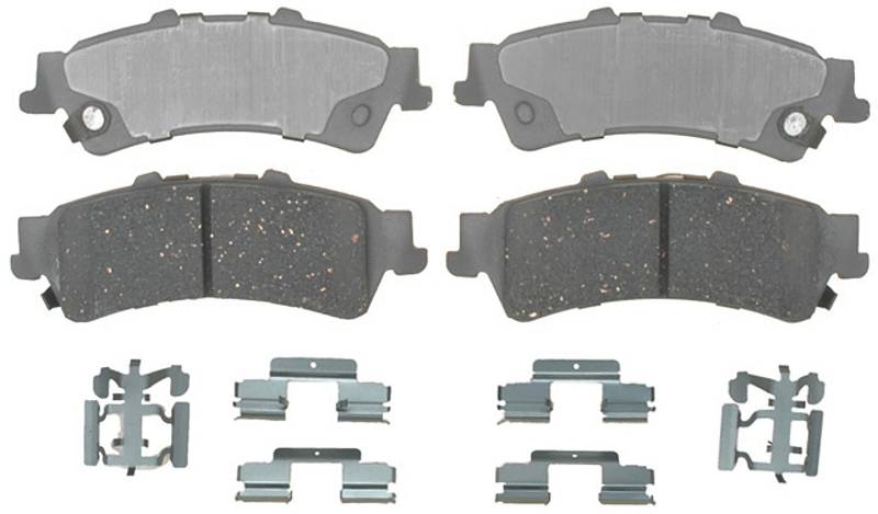 ACDelco 14D792CHF1 - Ceramic Rear Disc Brake Pad Set with Hardware