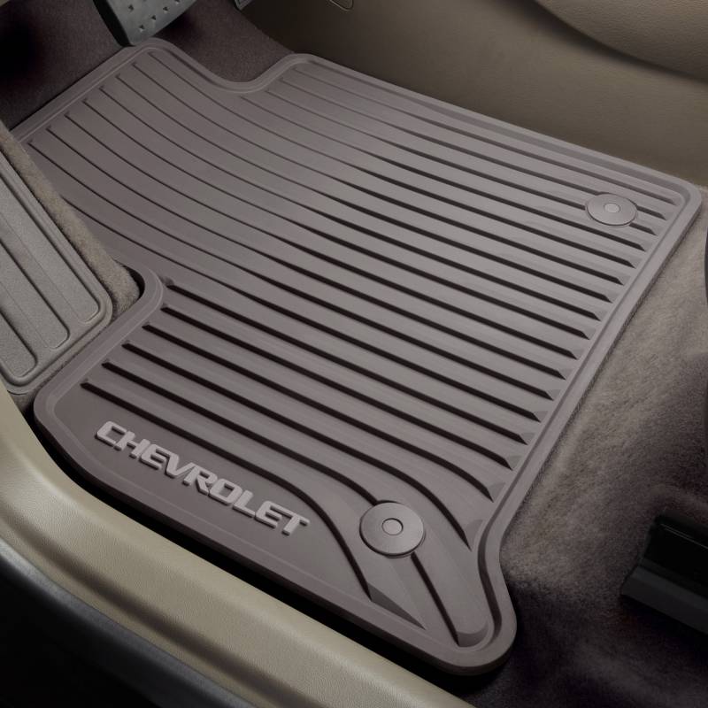 GM Accessories 84162516 - Front-Row Premium All-Weather Floor Mats in