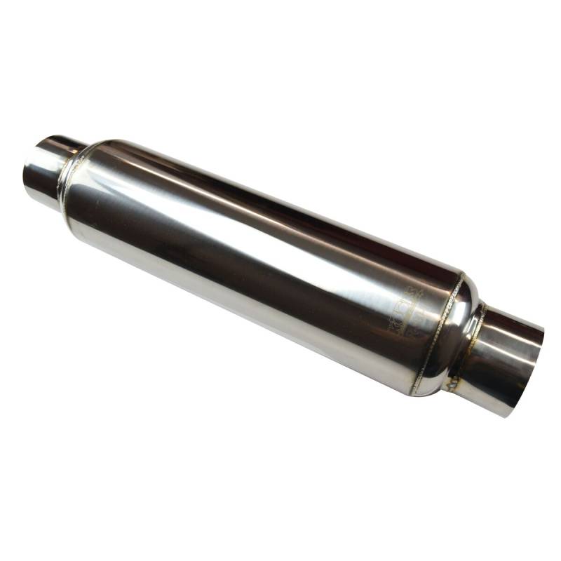 Kooks R30014 3" Round Muffler 14" Long Polished Stainless Steel