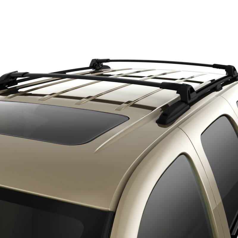 GM Accessories 12499281 - Removable Roof Rack T-Slot Cross Rails in ...