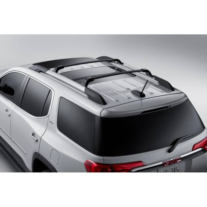 GMC Removable Roof Rack Cross Rails in Black, 84683395