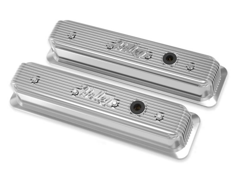 Holley 241-248 - Vintage Finned Valve Cover - 