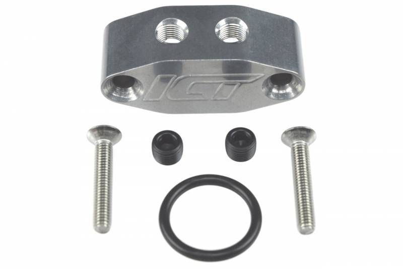 Transmission Adapter Fitting -6AN Flare Black 6 AN TH400 TH350