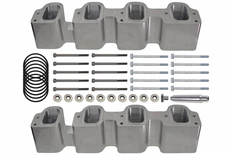 ICT Billet 551770 - Gen 5 L83 L86 LT1 Cylinder Head to LT4 Tall  Supercharger Adapter Plates Intake