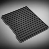 GM Accessories - GM Accessories 23132628 - One-piece Pass-through All-Weather Floor Mat in Black [2015-2020 Suburban/Tahoe]
