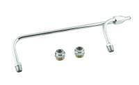 Mr. Gasket - Mr. Gasket 1552 - Fuel Line Kit - 3/8" Fuel Hose - 9-5/16" Spacing - Chrome