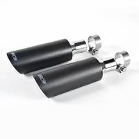 GM Accessories - GM Accessories 19367179 - Carbon Fiber Dual Side Exit Exhaust Tips