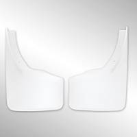 GM Accessories - GM Accessories 22902392 - Front Molded Splash Guards in Summit White [2014-2020 Silverado]