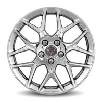 GM Accessories - GM Accessories 23334937 - 19x8.5-Inch Forged Aluminum 7-Split-Spoke Front Wheel in Polished Finish [C7 Corvette]