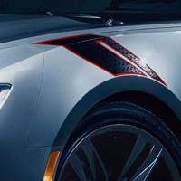 GM Accessories - GM Accessories 84687286 - Fender Hash Mark Decal Package in Mosaic Black Metallic with Red Outline [2018-24 Camaro]