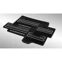 GM Accessories - GM Accessories 86555231 - Front and Rear All-Weather Floor Mats in Jet Black with Camaro Script [2016-2020 Camaro]