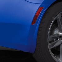 GM Accessories - GM Accessories 84289527 - Rear Molded Splash Guard Package in Riverside Blue Metallic [2019-24 Camaro]