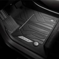 GM Accessories - GM Accessories 84518111 - First-Row Premium All-Weather Floor Liners In Jet Black With Chevrolet Script [2018-2020 Traverse]