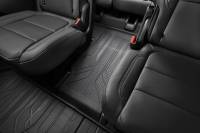 GM Accessories - GM Accessories 84206889 - Third-Row Premium All-Weather Floor Liner In Jet Black (For Models With Second-Row Captain's Chairs)