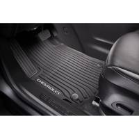 GM Accessories - GM Accessories 84215239 - First-Row Premium All-Weather Floor Mats In Jet Black With Chevrolet Script [2018+ Equinox]