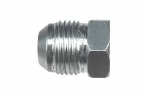 ICT Billet AN806-06A - -6AN Flare Plug Male Nut 6 AN Block Off Cap Fitting Aluminum