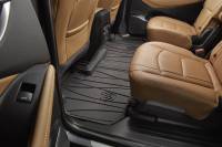 GM Accessories - GM Accessories 84202827 - Second-Row Interlocking Premium All-Weather Floor Liner In Ebony With Buick Logo [2018+ Enclave]