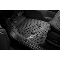GM Accessories - GM Accessories 84708362 - First-Row Premium All-Weather Floor Liners In Jet Black With Bison Logo [2022+ Colorado]