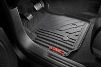 GM Accessories - GM Accessories 22968489 - First-Row Premium All-Weather Floor Mats In Jet Black With GMC Logo [2018-22 Canyon]