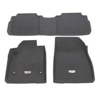 GM Accessories - GM Accessories 84988004 - First And Second-Row Premium All-Weather Floor Liners In Dark Titanium [2022+ XT6]