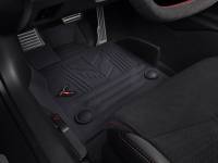 GM Accessories - GM Accessories 84534619 - C8 Corvette Premium All-Weather Floor Liners in Jet Black with Crossed Flags Logo
