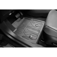 GM Accessories - GM Accessories 42669373 - First and Second-Row Premium All-Weather Floor Liners in Jet Black with Chevrolet Script for AWD Models [2021+ Trailblazer]