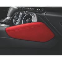GM Accessories - GM Accessories 84712621 - Knee Pad Interior Trim Kit in Adrenaline Red with Torch Red Stitching [2018-24 Camaro]