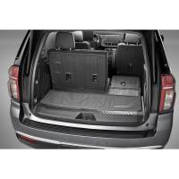 GM Accessories - GM Accessories 85539118 - Integrated Cargo Liner in Jet Black with Chevrolet Script [2021+ Tahoe]