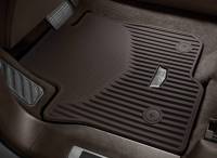 GM Accessories - GM Accessories 84997565 - First Row Premium All Weather Floor Mats in Very Dark Atmosphere with Cadillac Logo [2021+ Escalade]