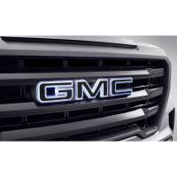 GM Accessories - GM Accessories 86537578 - Front Illuminated GMC Emblem in Black [2020+ GMC Sierra]