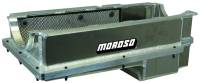 Moroso - Moroso 20376 - Oil Pan, BBC Mark IV, 2 Piece, Double Power Kick Outs