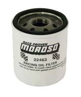 Moroso - Moroso 22463 - Oil Filter, GM LS, Ford 4.6/5.0/5.4 And Import, 22 Mm Thread, Racing