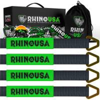 Rhino USA - Rhino USA RNO-AXLESTRAPS - 2'' x 38'' Axle Tie-Down Straps (4-Pack)