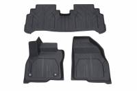 Genuine GM Parts - Genuine GM Parts 42794009 - First and Second-Row Premium All-Weather Floor Liners in Jet Black with Chevrolet Script [Chevrolet Bolt EUV]