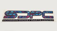 SDPC - SDPC PartsDecal - Retro Color Decal With Parts Collage
