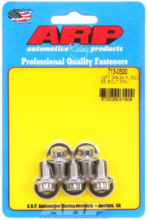 ARP - ARP 713-0500 - 3/8-24 x .500 12pt SS bolts