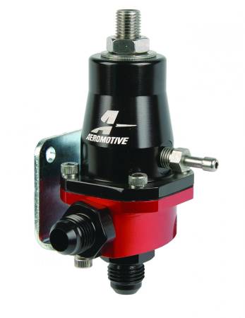 Aeromotive Fuel System - Aeromotive Fuel System 13105 - Compact EFI Regulator, Billet, Adjustable, EFI, (1) AN -6 male inlet and return