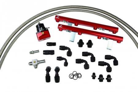 Aeromotive Fuel System - Aeromotive Fuel System 14120 - 1996 thru 1998 1/2 Ford DOHC 4.6 Liter Fuel Rail System (Cobra)