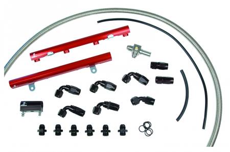 Aeromotive Fuel System - Aeromotive Fuel System 14124 - 2005 / 2006 Ford Mustang GT 4.6 Liter 3 valve Fuel Rail System