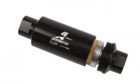 Aeromotive Fuel System - Aeromotive Fuel System 12321 - Filter, In -Line AN -10 Size, Black, 10 Micron