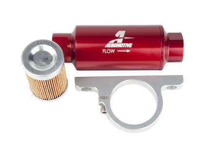 Aeromotive Fuel System - Aeromotive Fuel System 12336 - Filter / Bracket Combo Kit - 12301 Filter / 12305 Billet Bracket