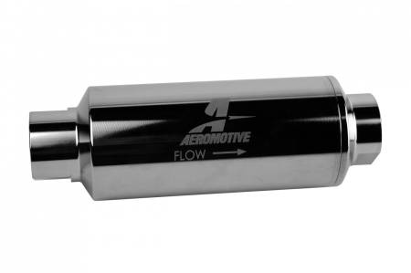 Aeromotive Fuel System - Aeromotive Fuel System 12342 - Filter, In -line, Pro -series, AN -12, 40 Micron Stainless steel element, Chrome