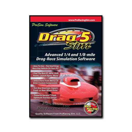 COMP Cams - COMP Cams 181601 - Software, Drag SIM 5