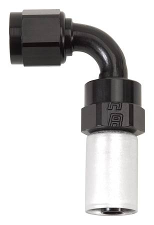 Russell - Russell 610543 - Hose End #8 Crimp On Swivel 90 Deg Blk/Clr