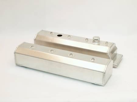 Canton - Canton 65-208 - Valve Covers, Sbc Lt1 Corvette 92-96 Fabbed Alum