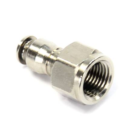 Nitrous Outlet - Nitrous Outlet 00-01561 - 1/8" Tube x 3AN Female NPT Push-to-Connect Fitting