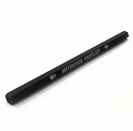 Nitrous Outlet - Nitrous Outlet 00-01765 -  Single Injection Rail ( Anodized black and laser Marked)