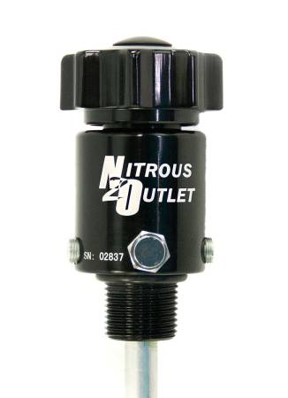 Nitrous Outlet - Nitrous Outlet 00-31006 -  Billet High Flow Valve (Siphon Tube Included For 5 lb Bottle)
