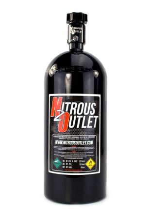 Nitrous Outlet - Nitrous Outlet 00-30140 -  10lb Nitrous Bottle & High Flow Valve