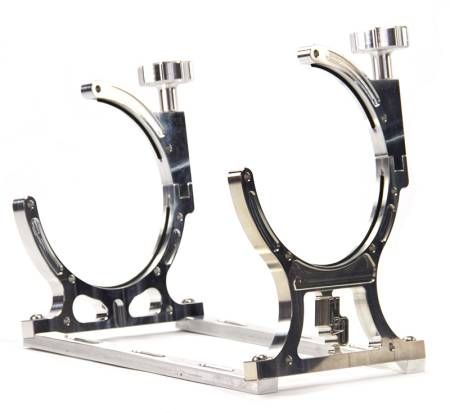 Nitrous Outlet - Nitrous Outlet 00-32011 -  Single Billet 10lb/15lb Nitrous Bottle Bracket (Horizontal Mount)